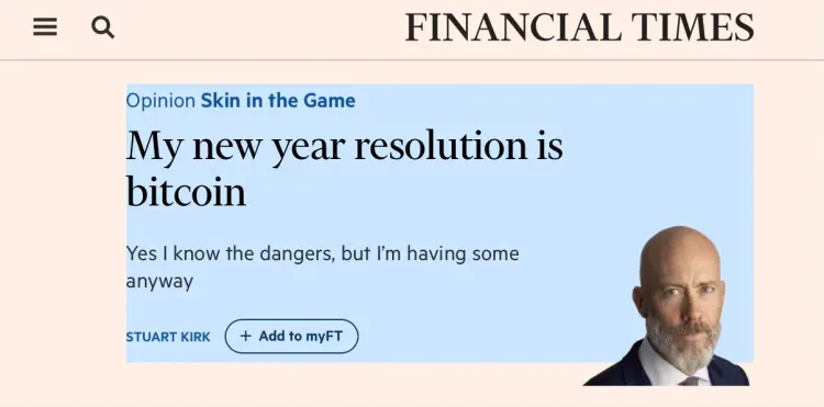 My New Year Resolution Is Bitcoin, Too