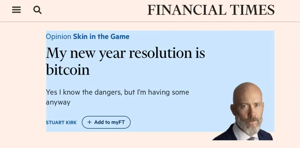 My New Year Resolution Is Bitcoin, Too